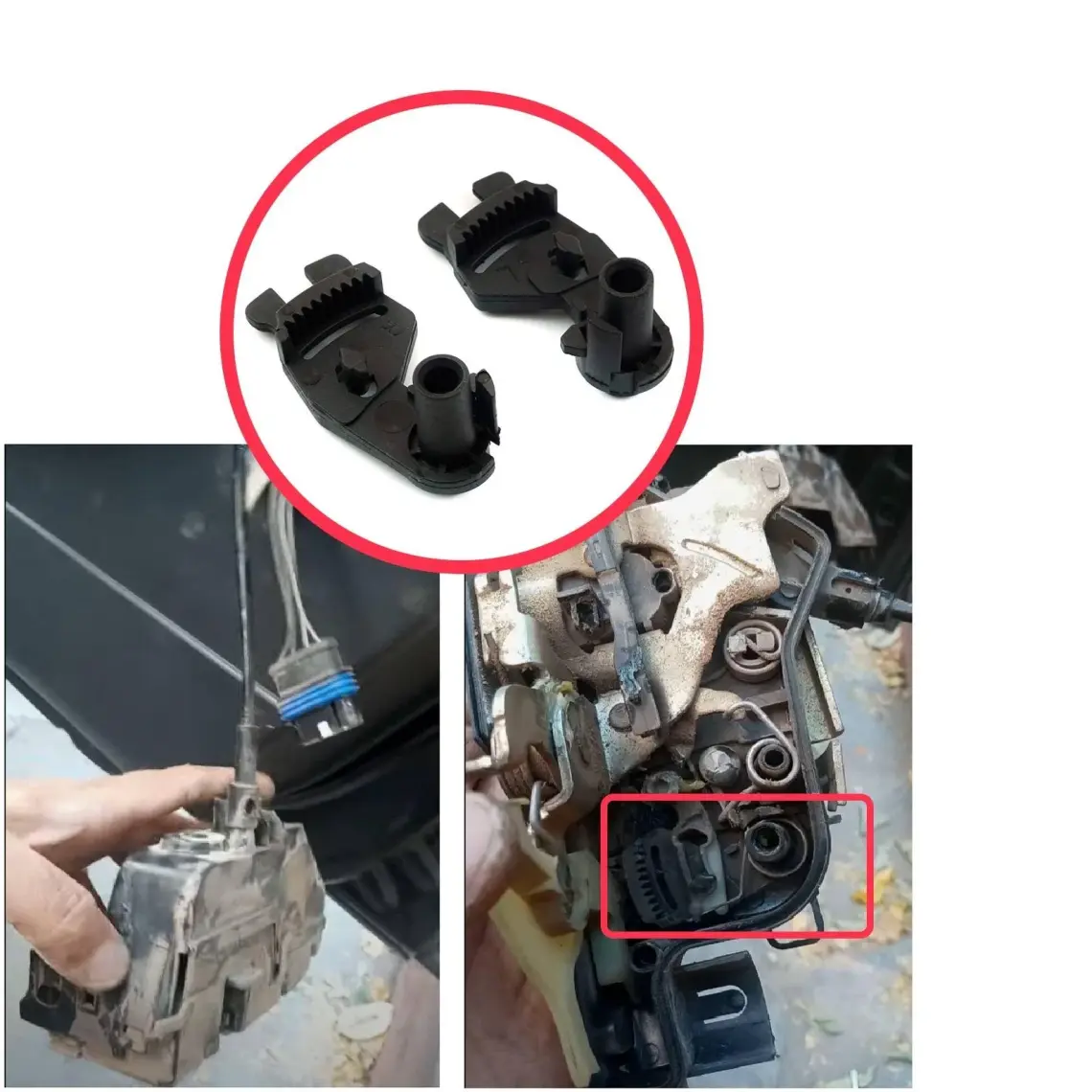 Bross Otomotiv BDP125 Renault Laguna MK1 ve MK2 İçin Sağ ve Sol Kapılar Kilit Onarım Klipsi 805010001R