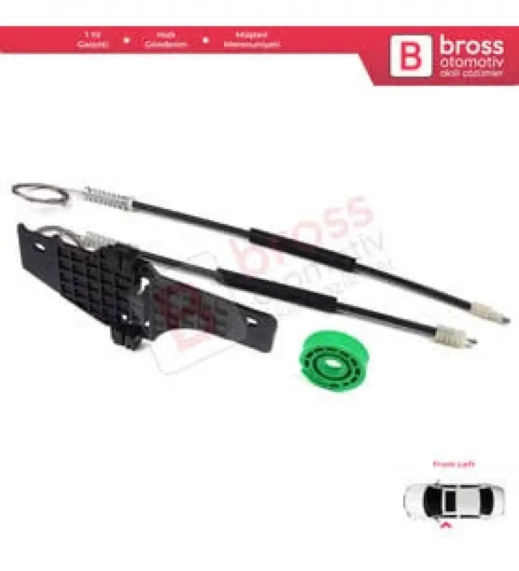 Peugeot 307 3A/C 3E 3H 2001-2008 4/5 Kapı 9634456980 İçin Ön Sol Kapı Cam Kriko Tamir Seti