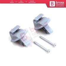 Bross Otomotiv BCF5010 Renault İçin 2 Adet Gri Renk Güneşlik Klipsi