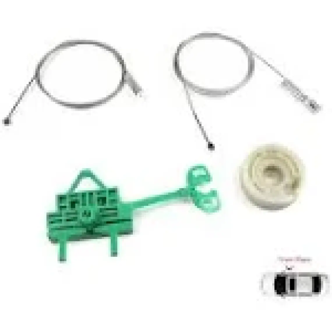 Fiat Linea 323 110 2007-2018 51892560 İçin Elektrikli Ön Sağ Kapı Cam Kriko Tamir Seti