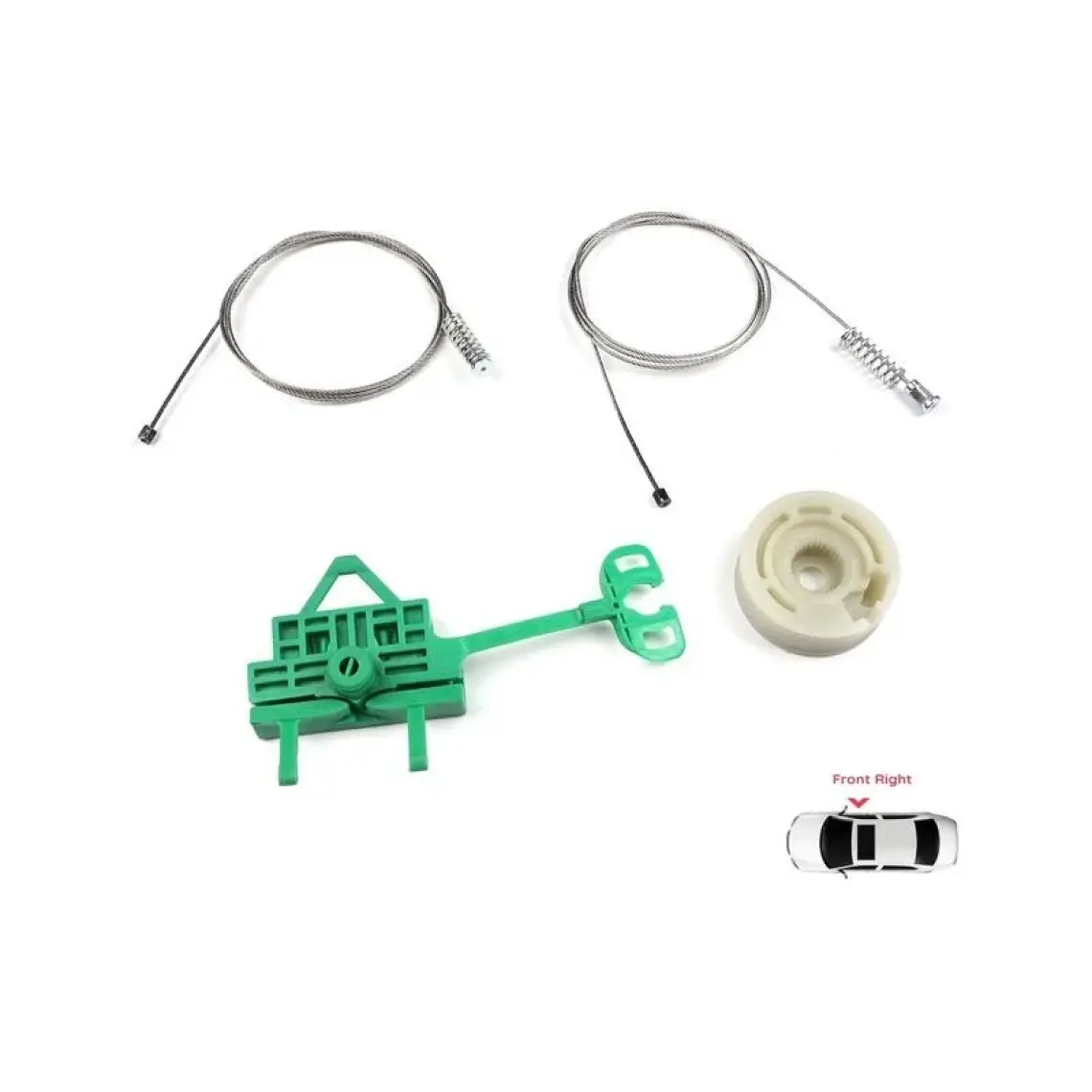 Fiat Linea 323 110 2007-2018 51892560 İçin Elektrikli Ön Sağ Kapı Cam Kriko Tamir Seti