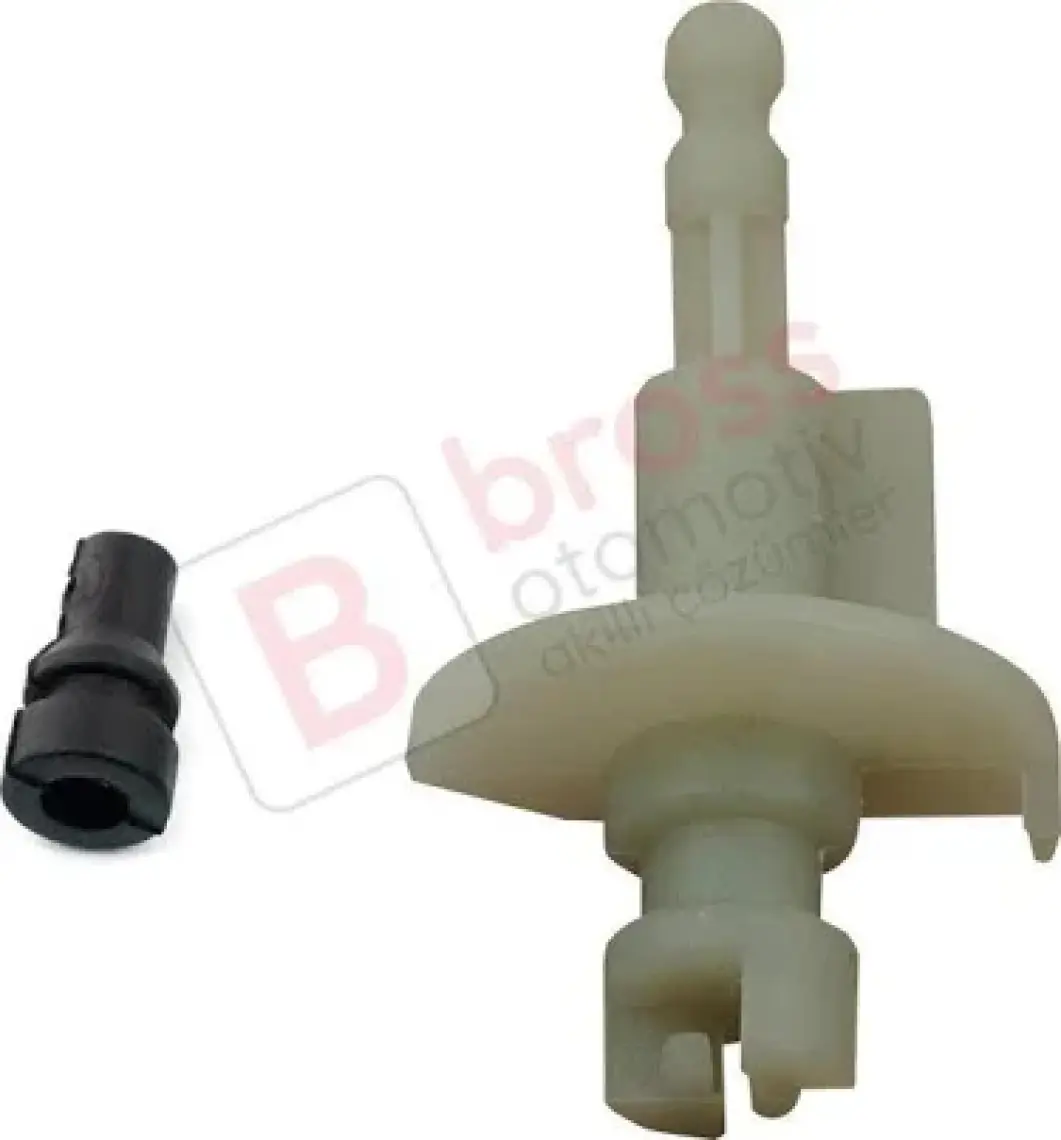 Bross Otomotiv BDP127 Renault Clio 2 Megane Scenic 1 Twingo 1 İçin Bagaj Merkezi Kilit Solenoid Tamir Braket Klips Plastiği 8200060917