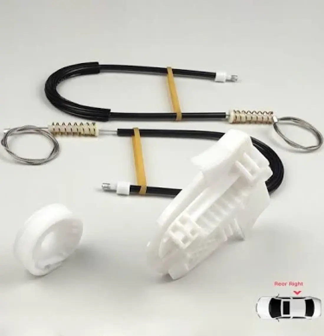 Ford Mondeo MK4 BA7 2007-2015 4/5 Kapı 7S71A27000 İçin Arka Sağ Kapı Cam Kriko Tamir Seti