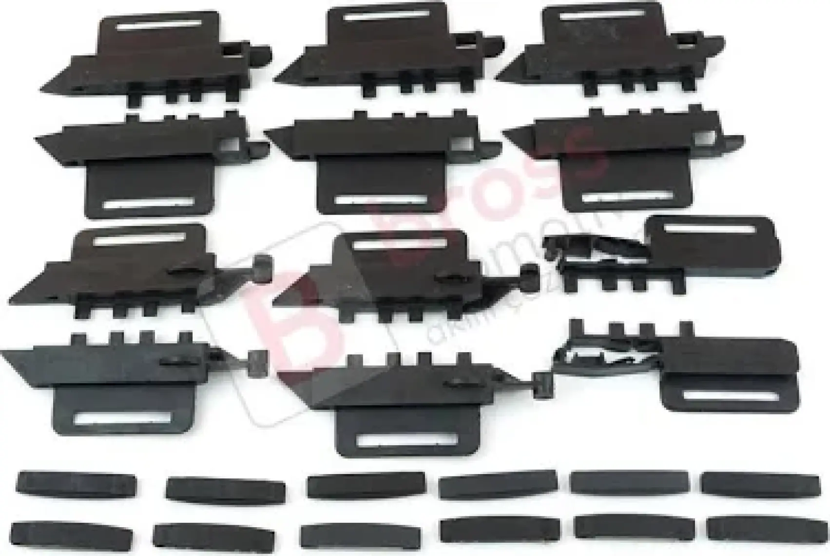 Bross Otomotiv BSR45 Peugeot 307 SW İçin 24 Parça Tavan Perdesi Tamir Takımı