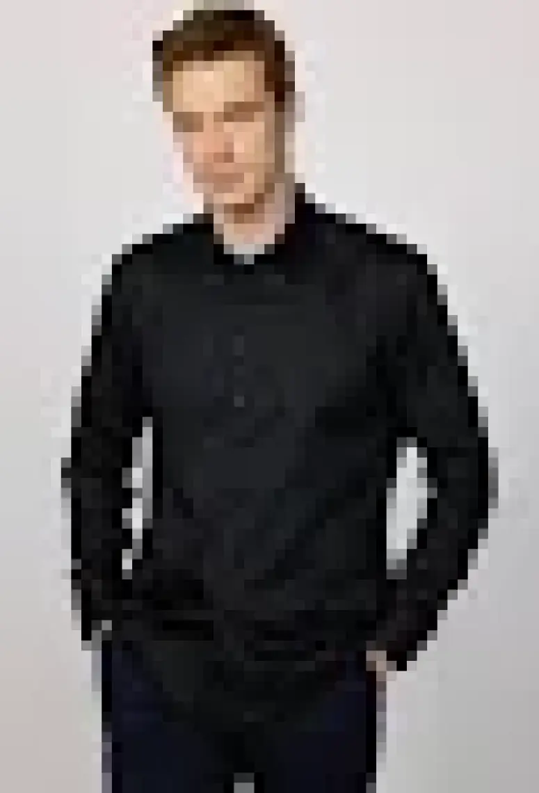 Tudors Slim Fit Non Iron Siyah Erkek Gömlek
