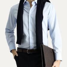 Uzun Kol Regular Fit Non Iron Ütü Gerektirmeyen Pamuklu Gömlek