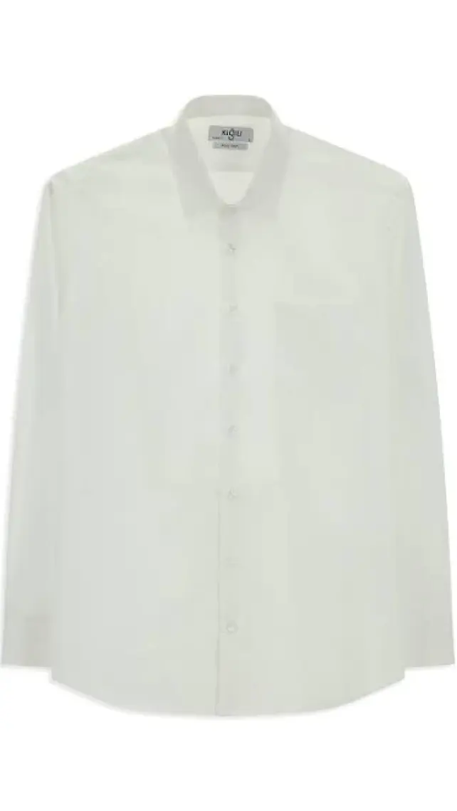Uzun Kol Regular Fit Non Iron Ütü Gerektirmeyen Pamuklu Gömlek