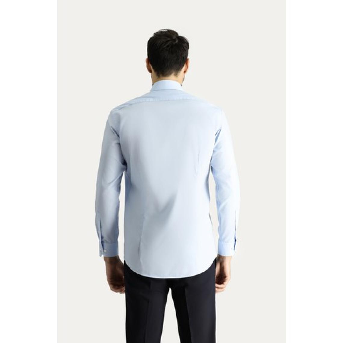 Uzun Kol Slim Fit Dar Kesim Non Iron Ütü Gerektirmeyen Pamuklu Gömlek
