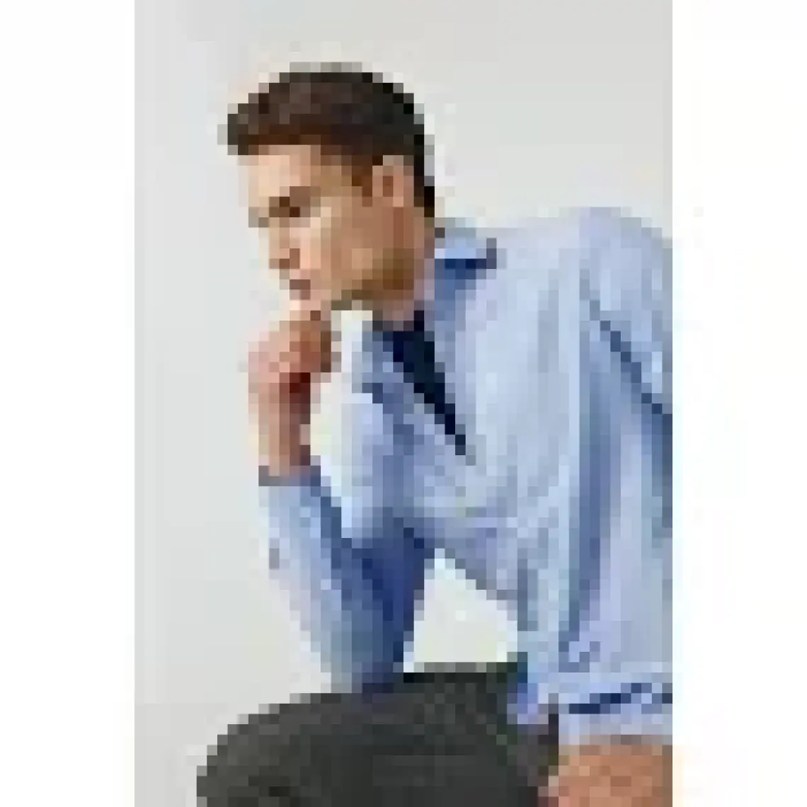 D'S Damat Slim Fit Koyu Mavi İtalyan Yaka Gömlek 2HF02ORT5185