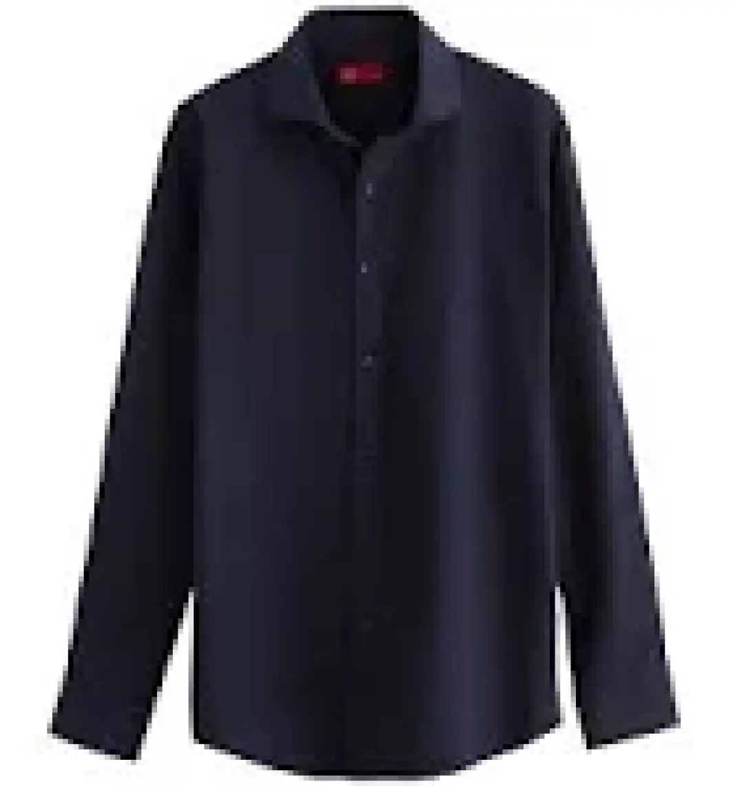 Slim Fit Lacivert Italyan Yaka Dar Kesim Klasik Kravatlık Uzun Kollu Kolay Ütülenebilir Ne 2HF02ORT4185