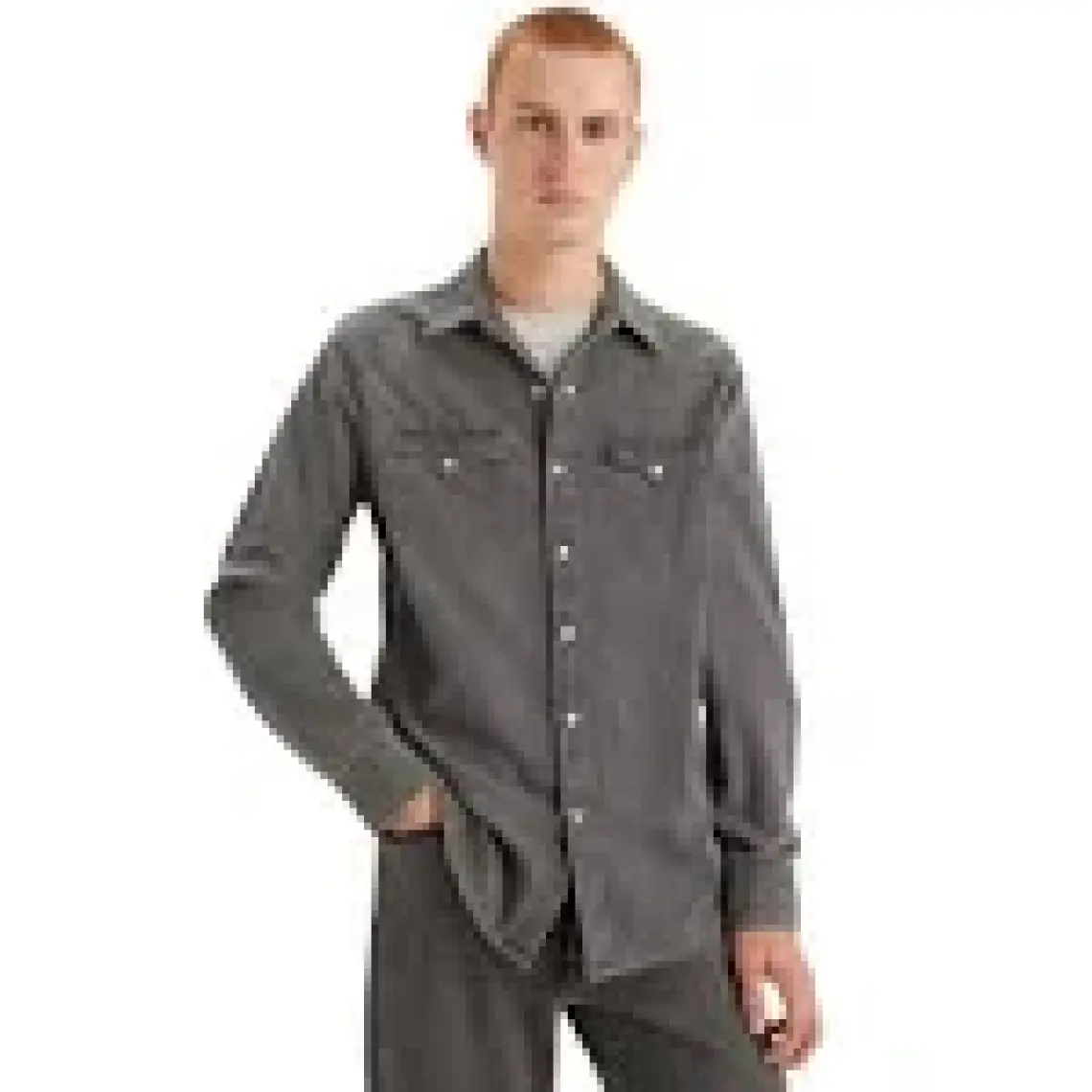 Levi's Erkek Gri Denim Kot Gömlek 85745-0148