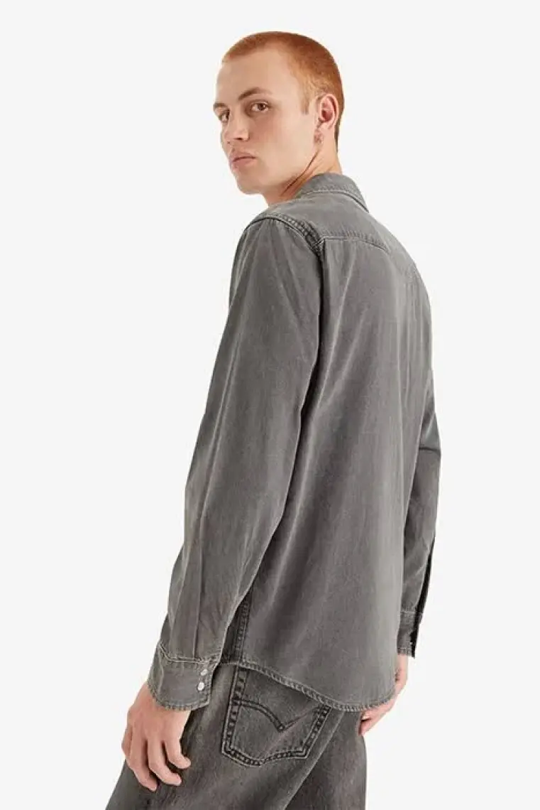 Levi's Erkek Gri Denim Kot Gömlek 85745-0148