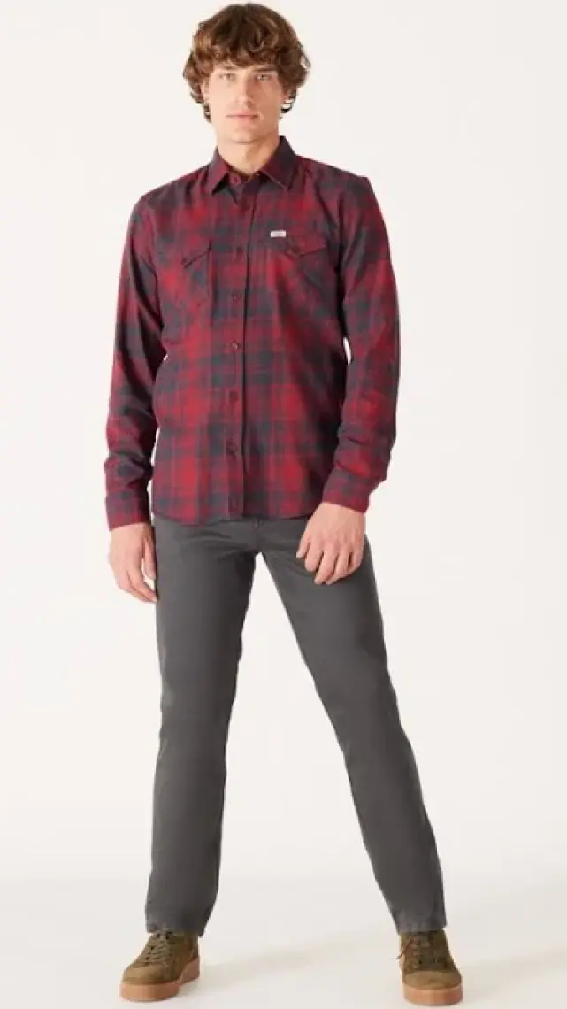 Wrangler Regular Fit Normal Kesim %100 Pamuk Uzun Kollu Gömlek