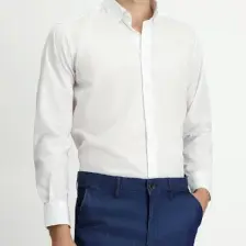 Uzun Kol Regular Fit Non Iron Ütü Gerektirmeyen Pamuklu Gömlek