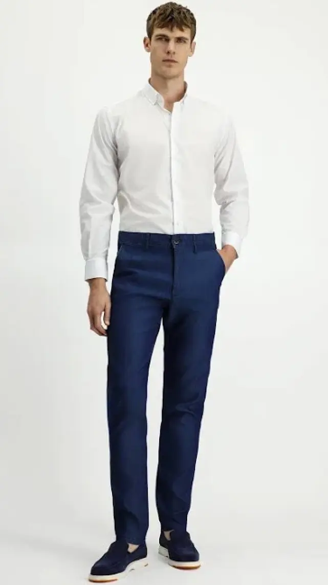 Uzun Kol Regular Fit Non Iron Ütü Gerektirmeyen Pamuklu Gömlek