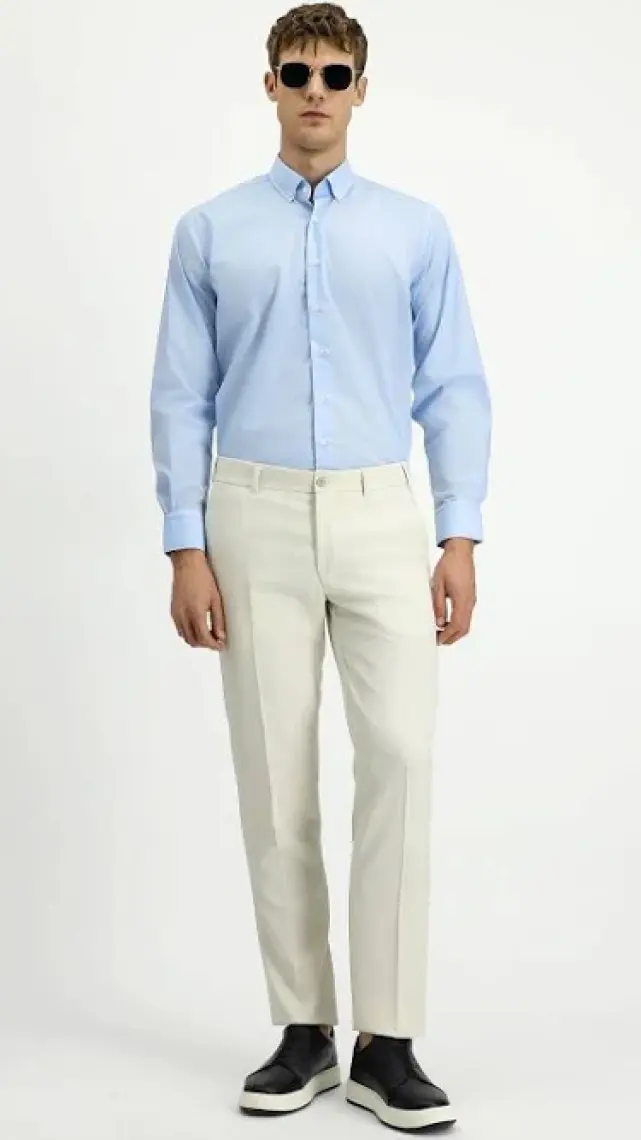 Uzun Kol Regular Fit Non Iron Ütü Gerektirmeyen Pamuklu Gömlek