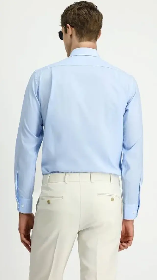 Uzun Kol Regular Fit Non Iron Ütü Gerektirmeyen Pamuklu Gömlek