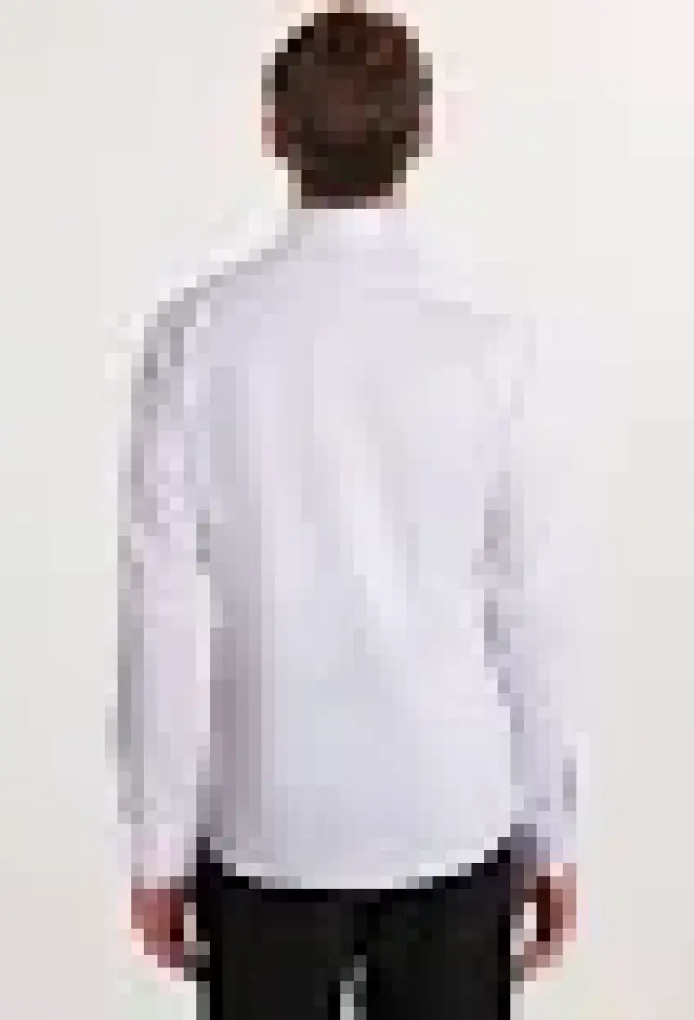 Tudors Modern Slim Fit Düz Saten Erkek Gömlek