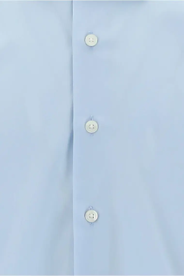 Uzun Kol Slim Fit Dar Kesim Non Iron Ütü Gerektirmeyen Pamuklu Gömlek