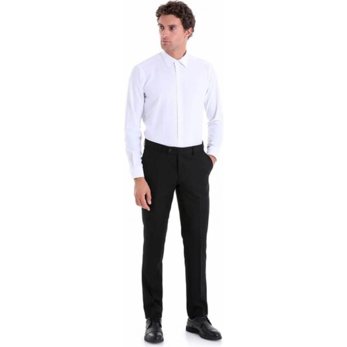 Hatemoğlu Erkek Beyaz Slim Fit Pamuklu Uzun Kollu Gömlek