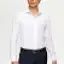 D'S Damat Slim Fit Beyaz Italyan Yaka Dar Kesim Klasik Kravatlık Uzun Kollu Kolay Ütülenebilir Nefes 2HF02ORT5185
