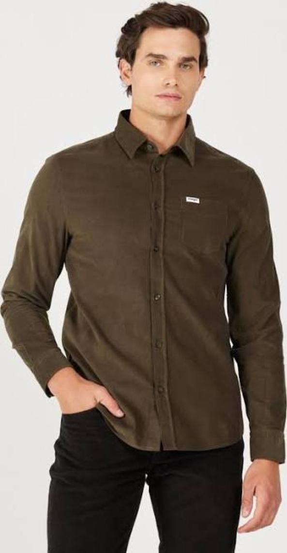 Wrangler Regular Fit Normal Kesim %100 Pamuk Uzun Kollu Gömlek