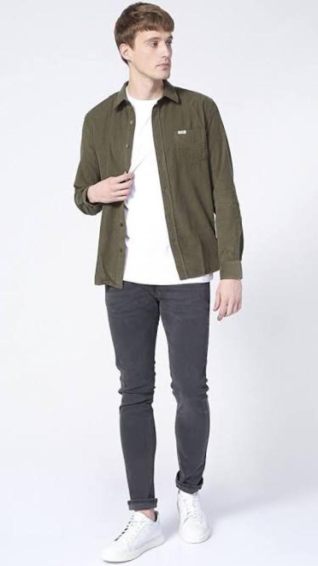 Wrangler Regular Fit Normal Kesim %100 Pamuk Uzun Kollu Gömlek