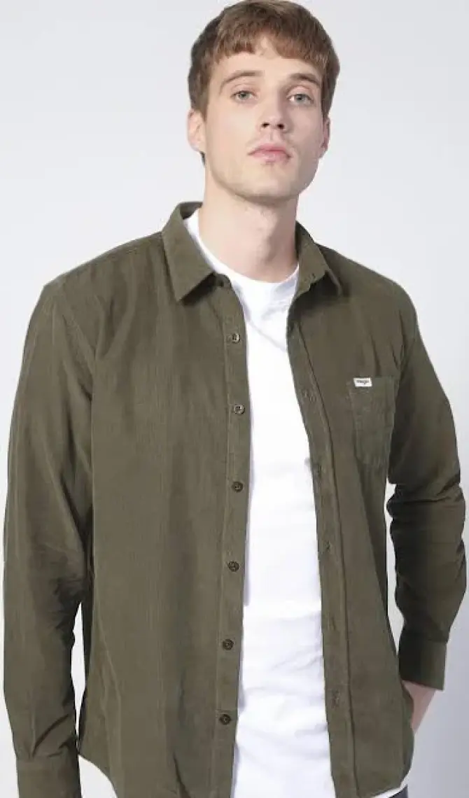 Wrangler Regular Fit Normal Kesim %100 Pamuk Uzun Kollu Gömlek