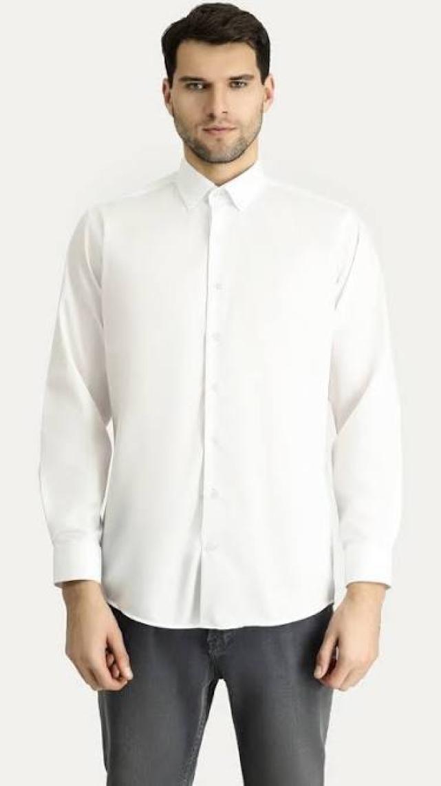 Uzun Kol Regular Fit Non Iron Ütü Gerektirmeyen Pamuklu Gömlek