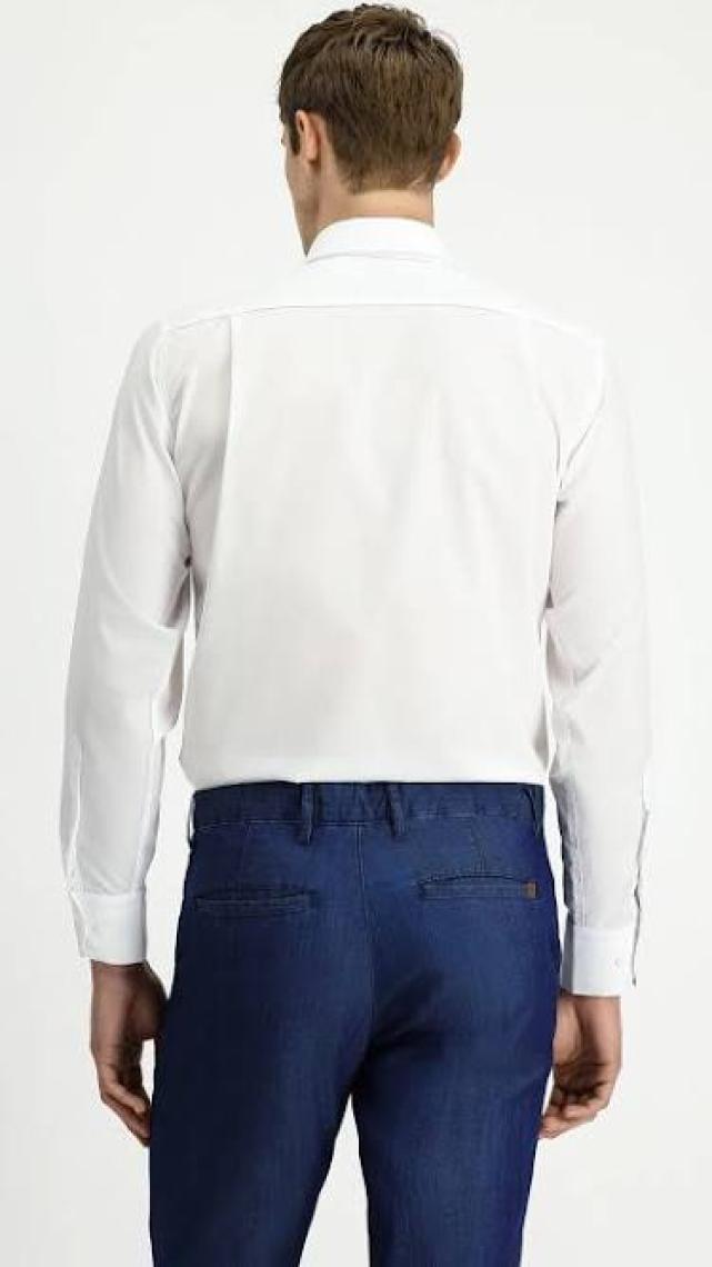 Uzun Kol Regular Fit Non Iron Ütü Gerektirmeyen Pamuklu Gömlek