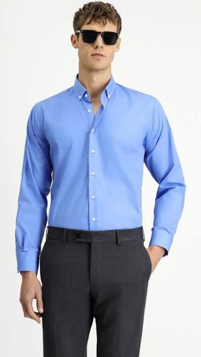Uzun Kol Regular Fit Non Iron Ütü Gerektirmeyen Pamuklu Gömlek