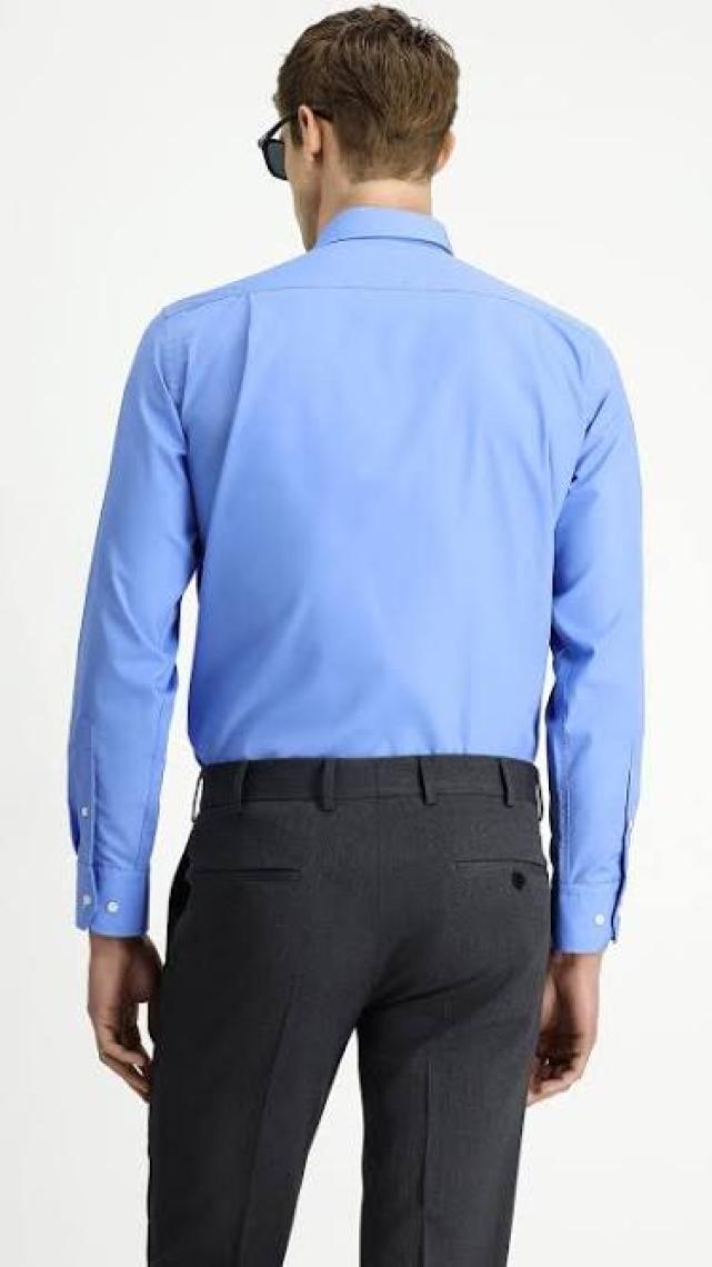 Uzun Kol Regular Fit Non Iron Ütü Gerektirmeyen Pamuklu Gömlek