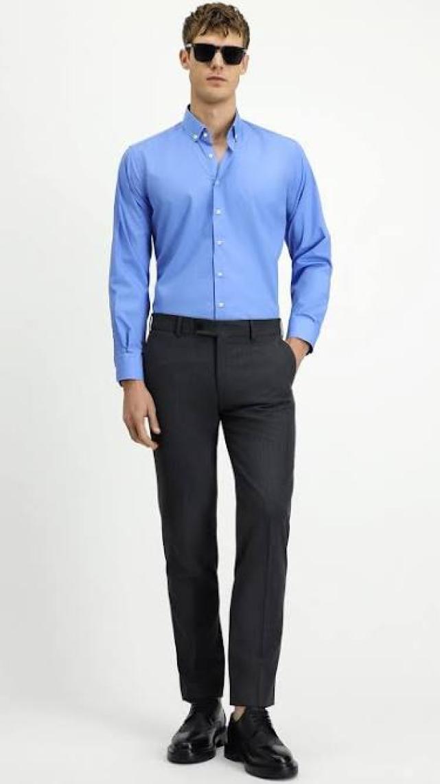Uzun Kol Regular Fit Non Iron Ütü Gerektirmeyen Pamuklu Gömlek