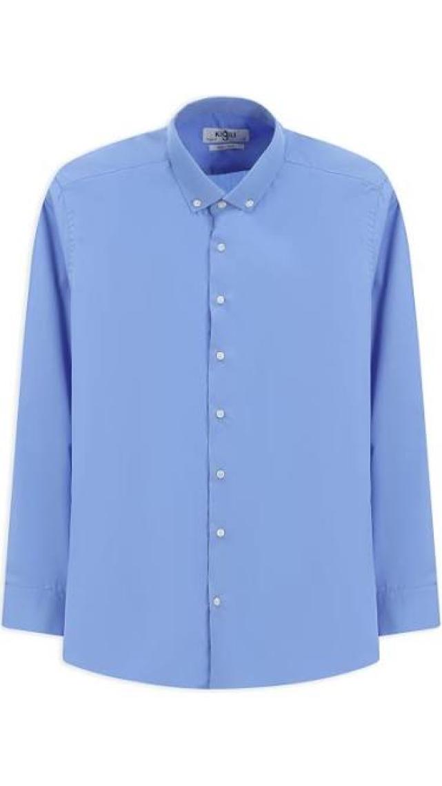 Uzun Kol Regular Fit Non Iron Ütü Gerektirmeyen Pamuklu Gömlek