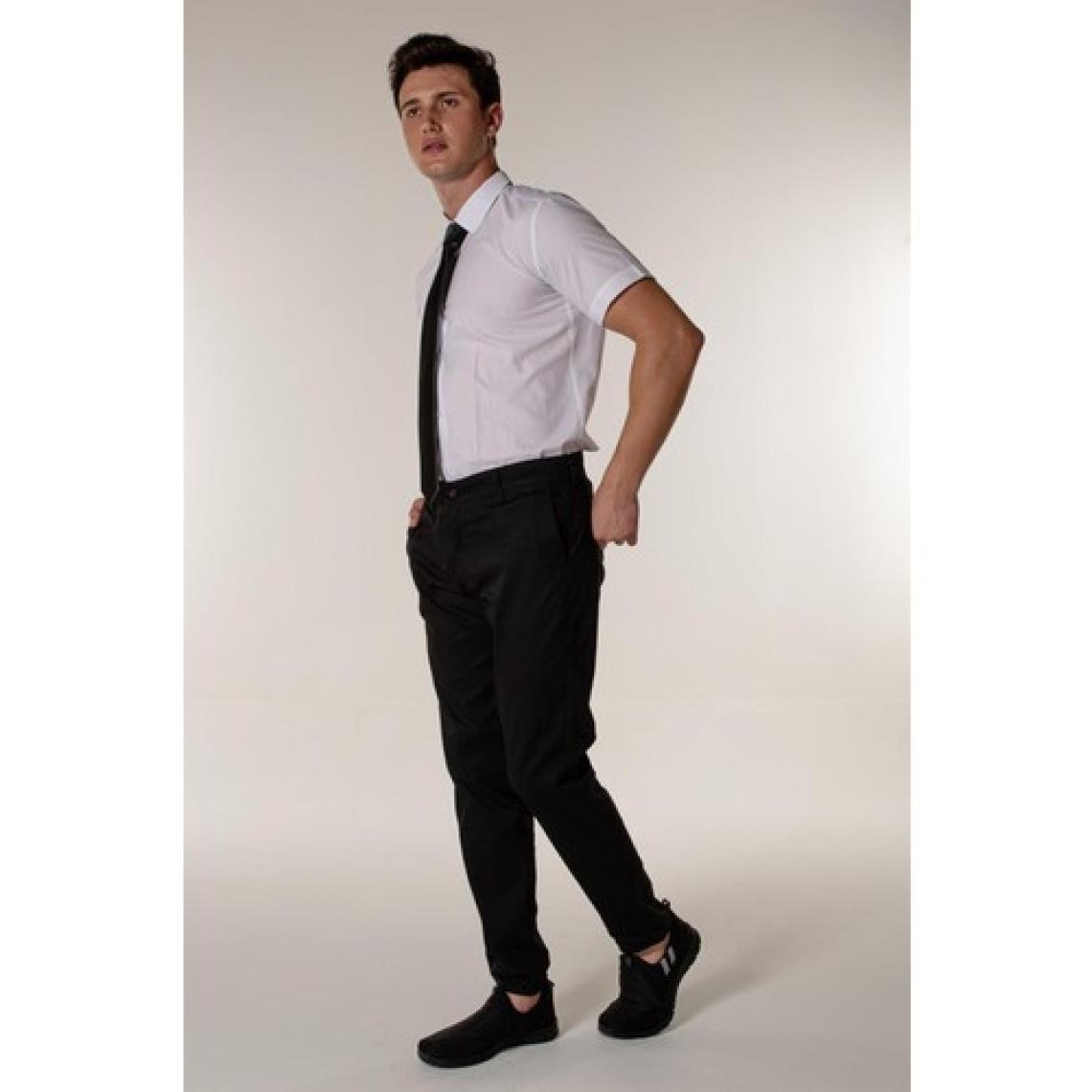 Beyaz Slim Fit Erkek Gömlek Kısa Kollu