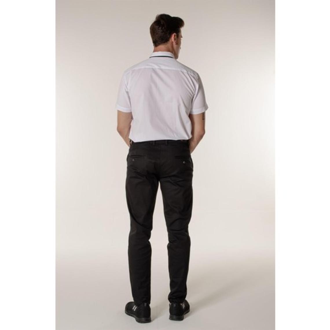 Beyaz Slim Fit Erkek Gömlek Kısa Kollu