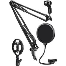 Lastvoice NB40HYP Set Stüdyo Mikrofon İçin Stand Shock Mount Filtre (50x50 Büyük Boy)