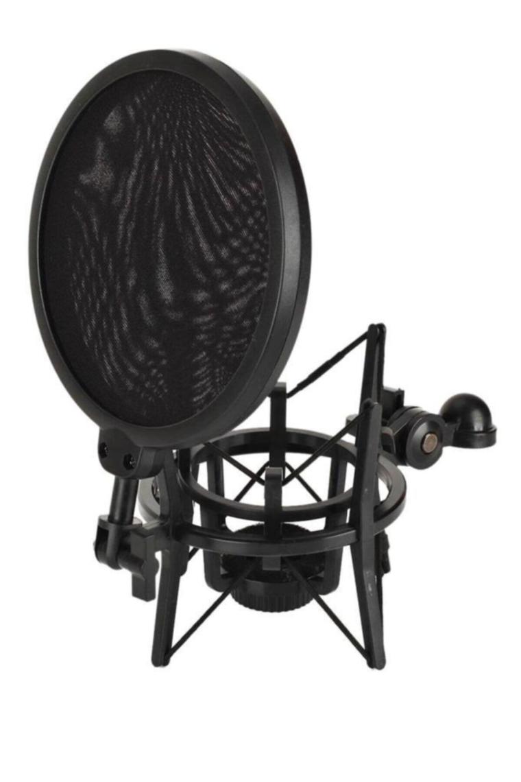 Lastvoice Nb39 Masa Mikrofon Standı (Sehpa) + Sh-101 Pop Filtre Ve Shock Mount Set