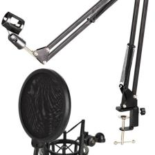 Lastvoice Nb39 Masa Mikrofon Standı (Sehpa) + Sh-101 Pop Filtre Ve Shock Mount Set