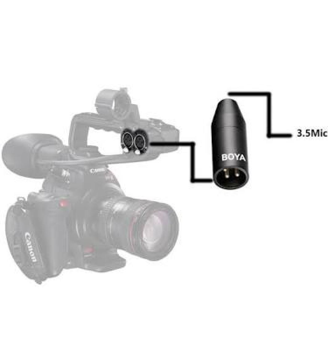 Boya 35C-XLR Pro 3.5mm Stereo to XLR Dönüştürücü