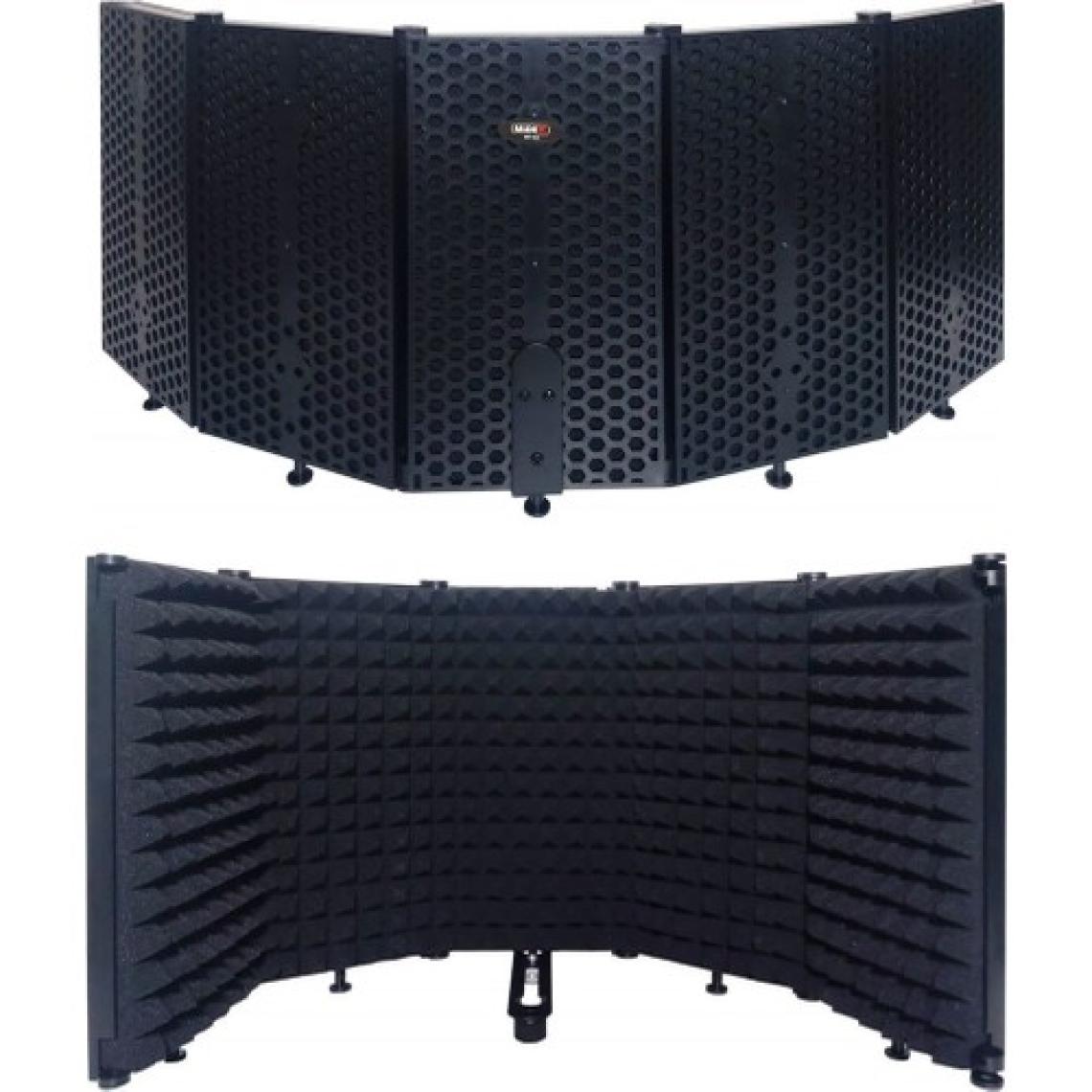 Midex PF-43 Mikrofon Ses Yalıtım İzolasyon Paneli 5 Bölümlü Ayaklı (69x26 cm)