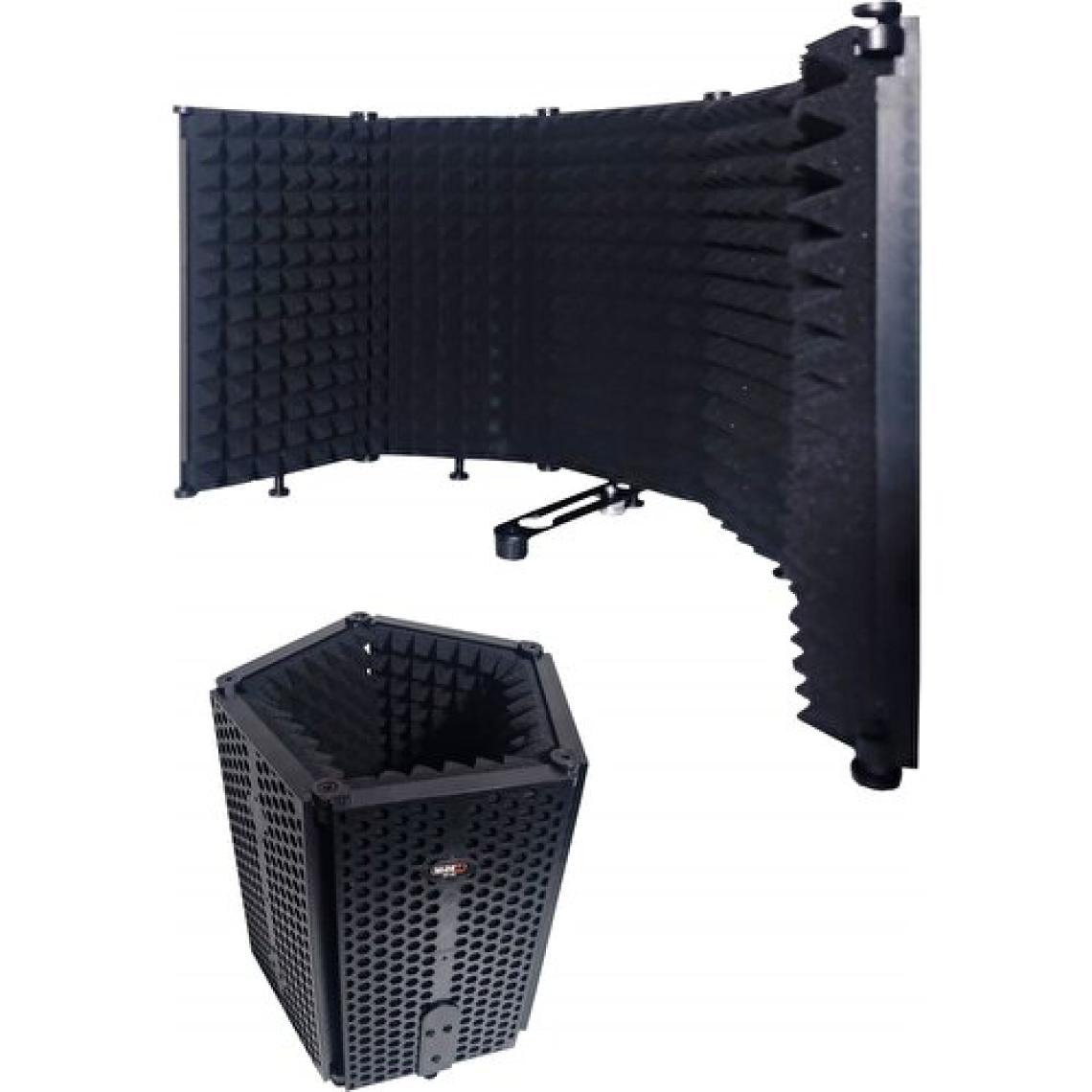 Midex PF-43 Mikrofon Ses Yalıtım İzolasyon Paneli 5 Bölümlü Ayaklı (69x26 cm)