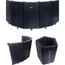 Midex PF-43 Mikrofon Ses Yalıtım İzolasyon Paneli 5 Bölümlü Ayaklı (69x26 cm)