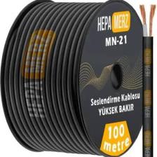 Hepa Merz Mn-21 Tam Bakır Mono Mikrofon Kablosu 100 Mt.