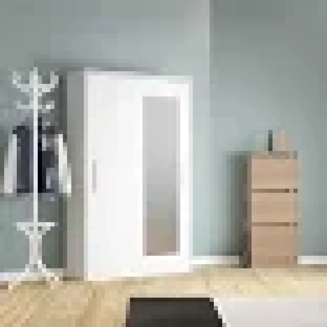 adore mobilya Sürgü Kapılı Aynalı Gardırop - Beyaz