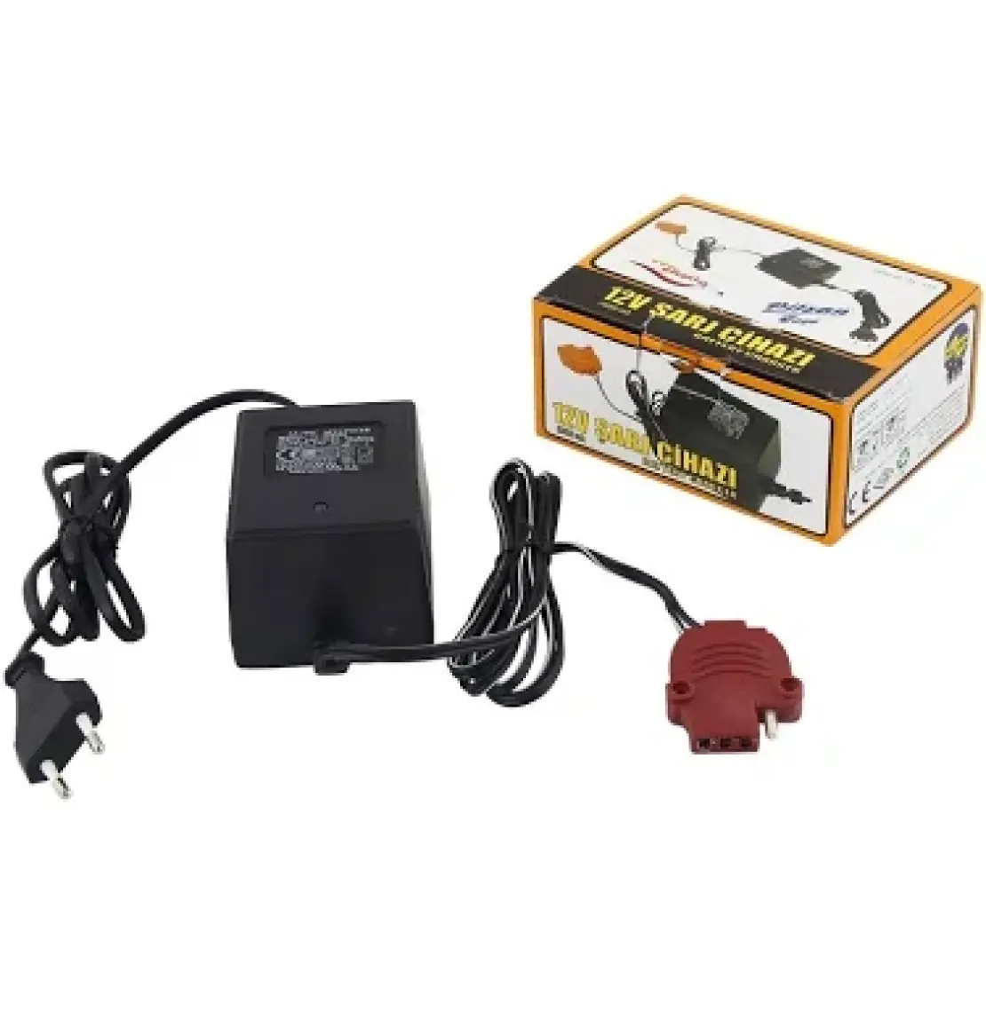 Pilsan 12 Volt Şarj Cihazı 2 (Ah) Kırmızı Soketli