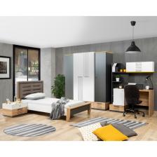 Setay Relax Genç Odası Takımı, Dolap, Karyola, Komodin, Masa