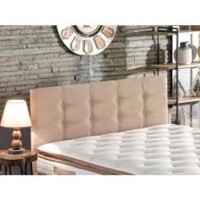 Niron Yatak Polo Çift Kişilik Yatak Başlığı - 180 cm Sütlü Kahve Kumaş Başlık