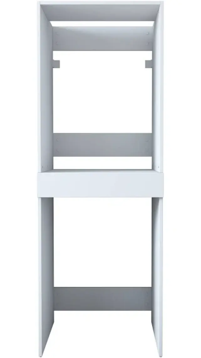 Rani KD113 Çamaşır ve Kurutma Makinesi Dolabı Çekmeceli Banyo Dolabı Beyaz