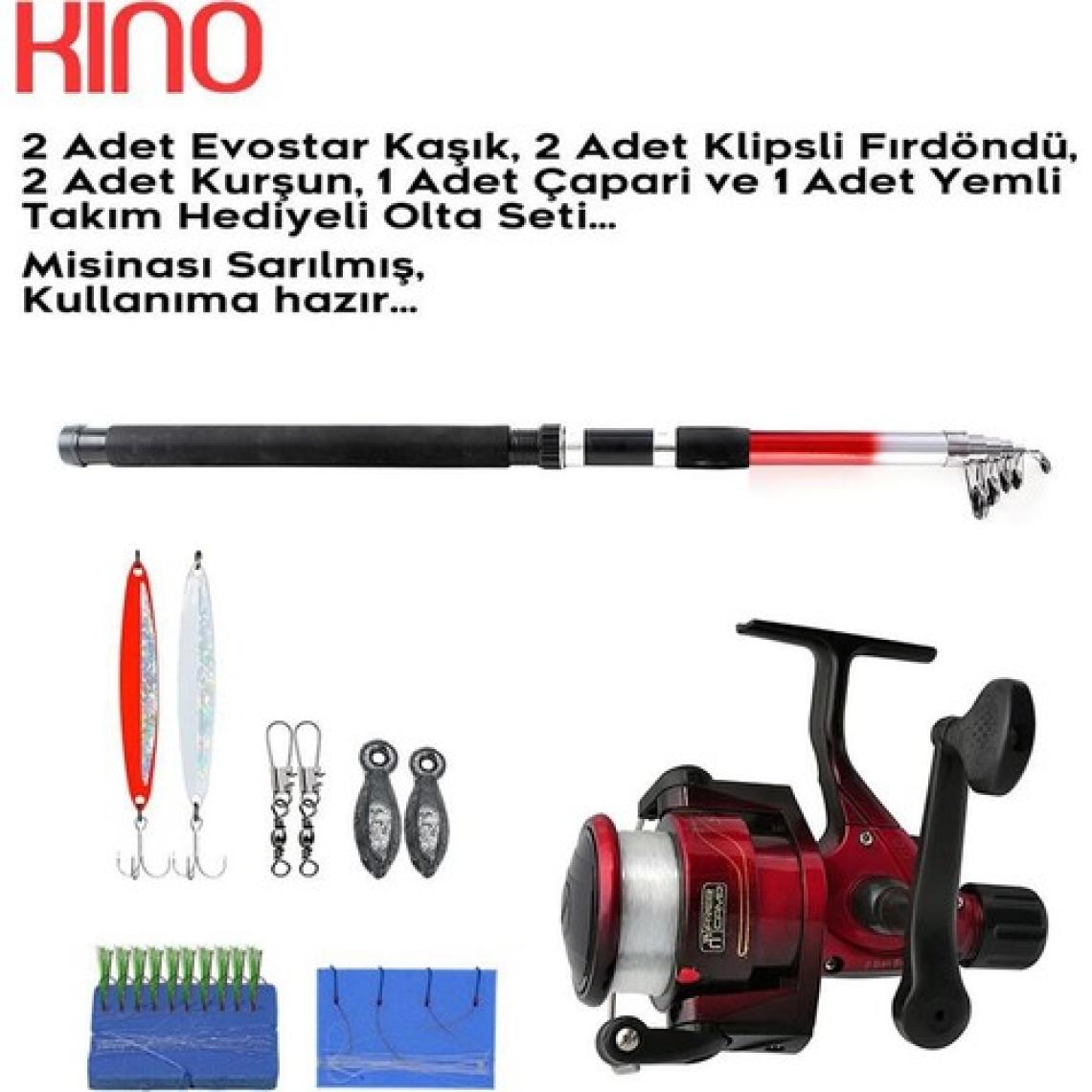 Michigan Kino Makine&Kamış Olta Takımı Seti